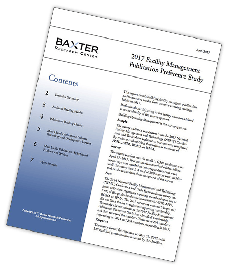 2017 Facility Management Publication Preference Study