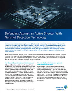 Defending Against an Active Shooter with Gunshot Detection Technology - Asset Thumbnail