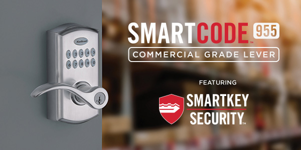 Smart Code 955 - Commercial Grade Lever - Featuring SmartKey Security