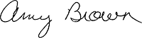 Amy Brown Signature