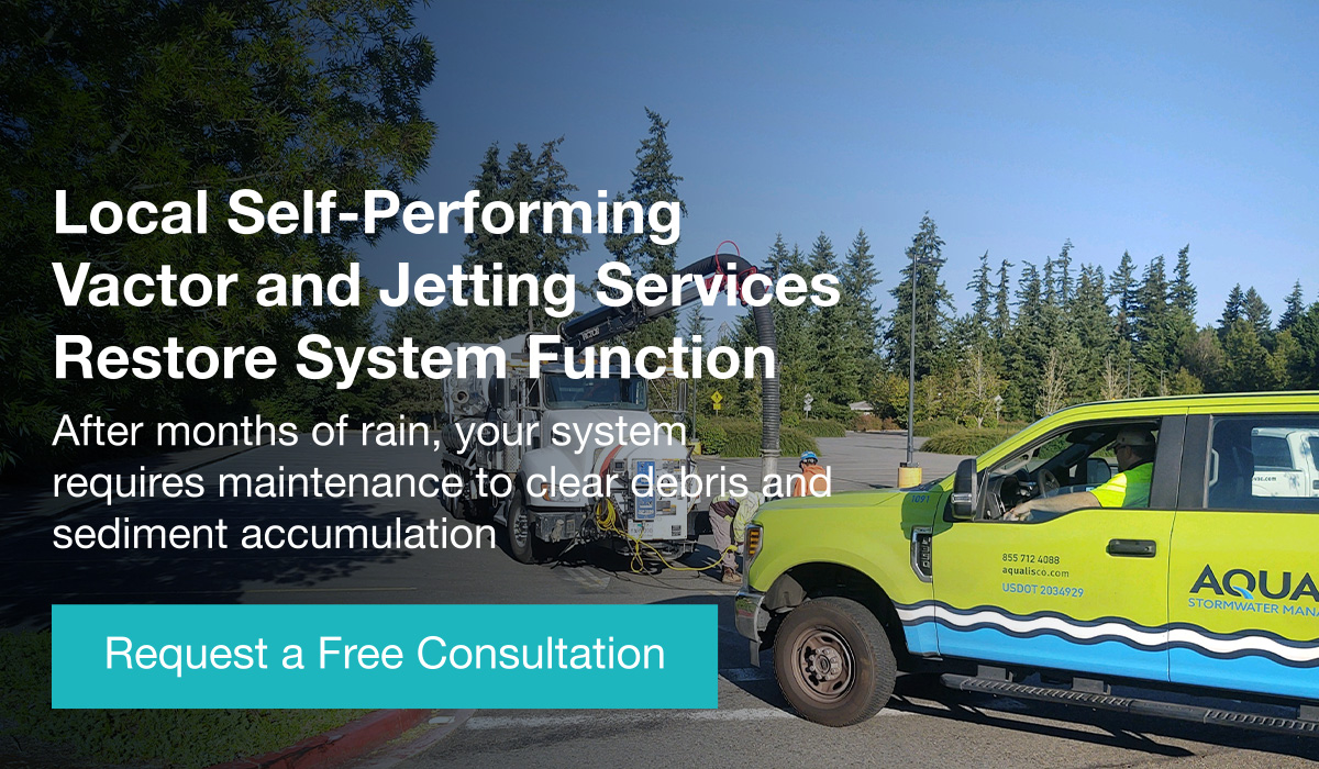 Local Self-Performing Vactor and Jetting Services Restore System Function. After months of rain, your system requires maintenance to clear debris and sediment accumulation. Request a Free Consultation.