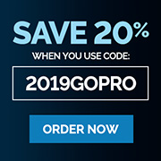 Save 20% with code 2019GOPRO